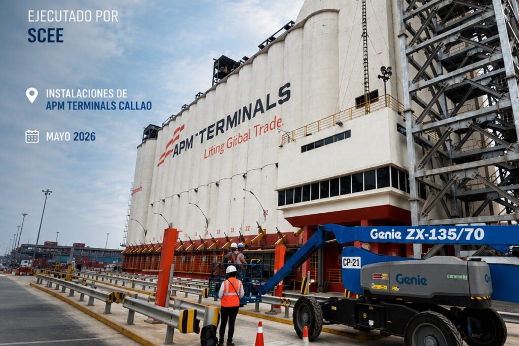 Mantenimiento preventivo del sistema LTE ejecutado por SCEE en APM Terminals Callao
