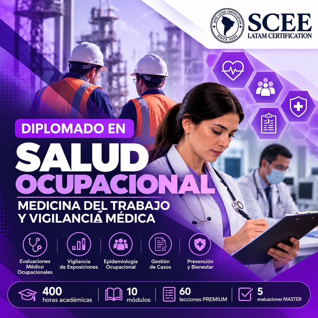 Diplomado en Salud Ocupacional, Medicina del Trabajo y Vigilancia Médica