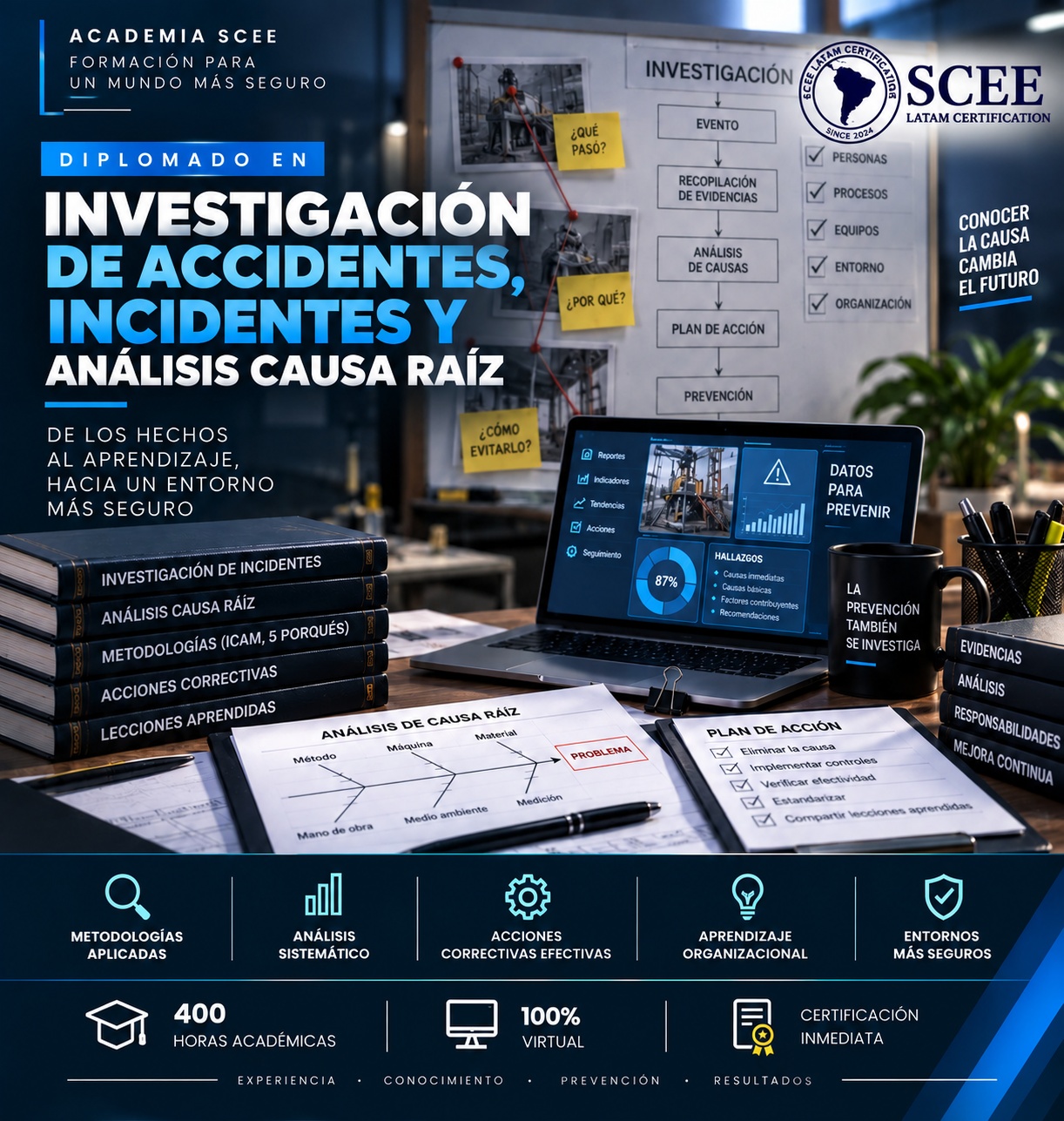 Diplomado en Investigación de Accidentes, Incidentes y Análisis de Causa Raíz