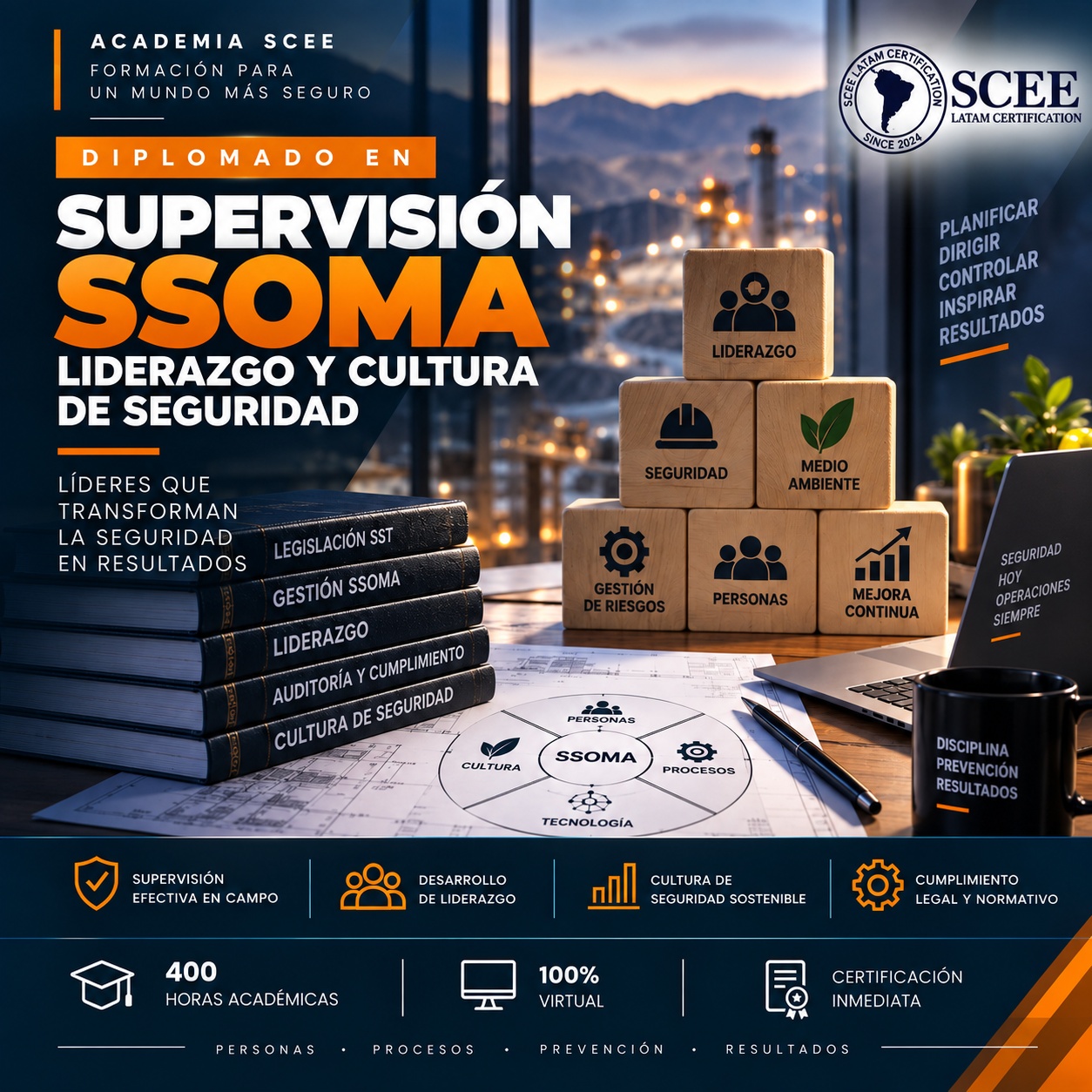 Diplomado en Supervisión SSOMA, Liderazgo y Cultura de Seguridad