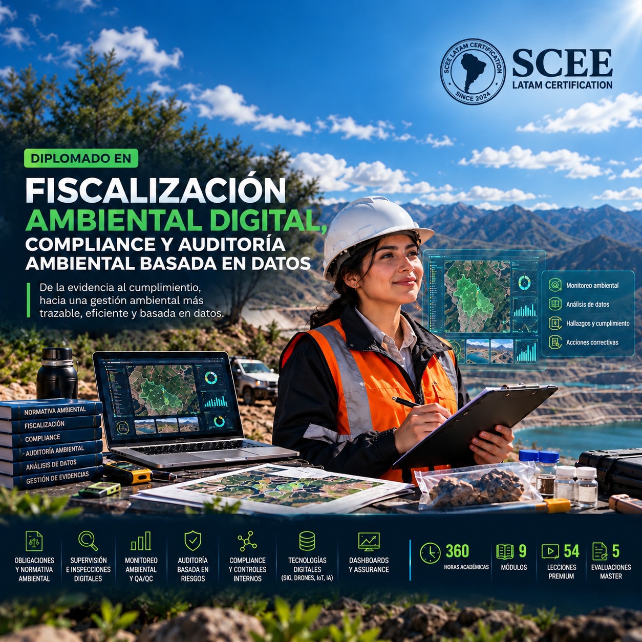 Diplomado en Fiscalización Ambiental Digital, Compliance y Auditoría Ambiental Basada en Datos