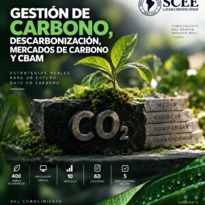 Diplomado en Gestión de Carbono, Descarbonización, Mercados de Carbono y CBAM