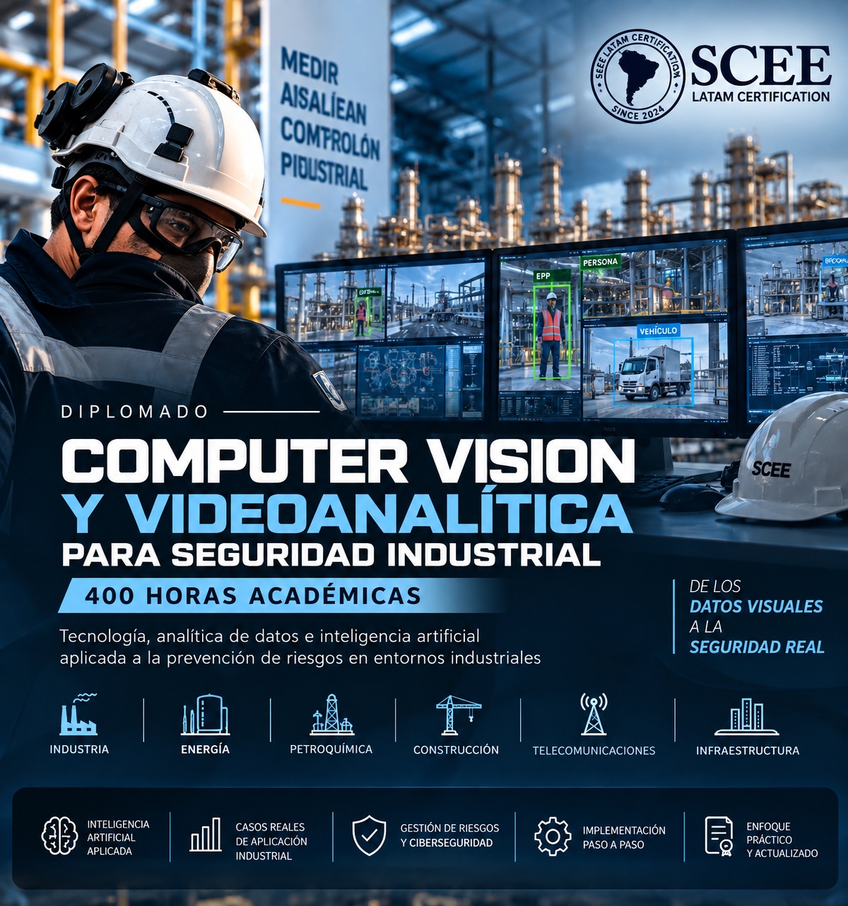 Diplomado en Computer Vision y Videoanalítica para Seguridad Industrial