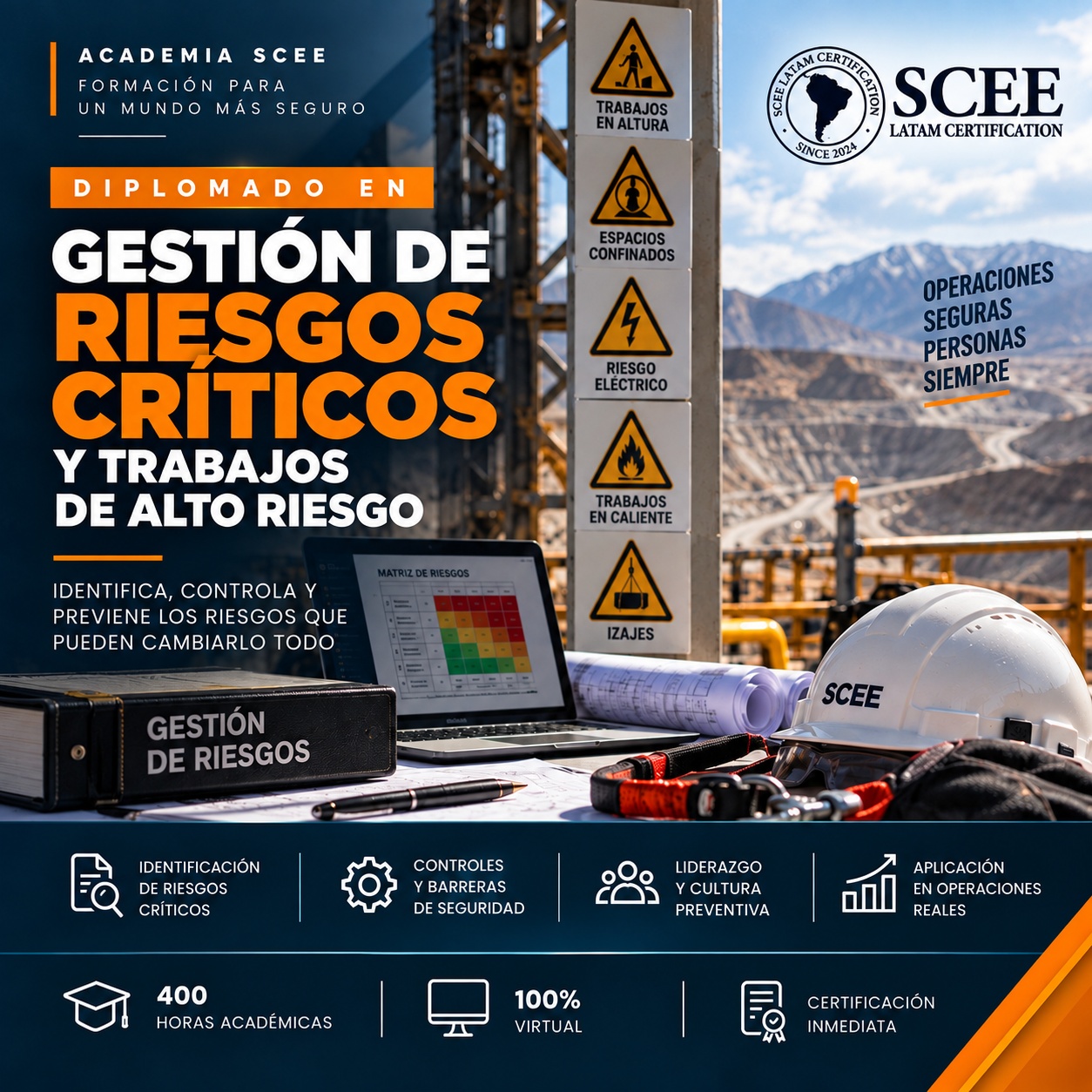 Diplomado en Gestión de Riesgos Críticos y Trabajos de Alto Riesgo