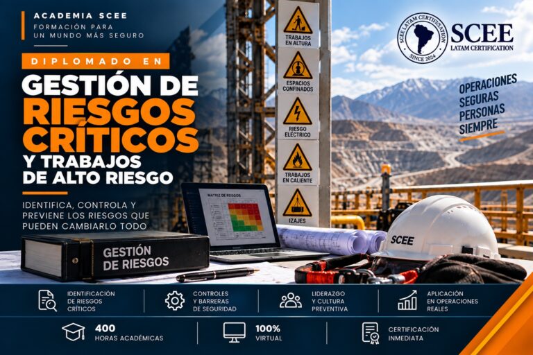 Diplomado en Gestión de Riesgos Críticos y Trabajos de Alto Riesgo