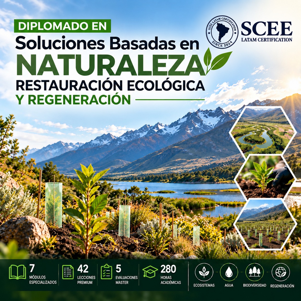 Diplomado en Soluciones Basadas en Naturaleza, Restauración Ecológica y Regeneración