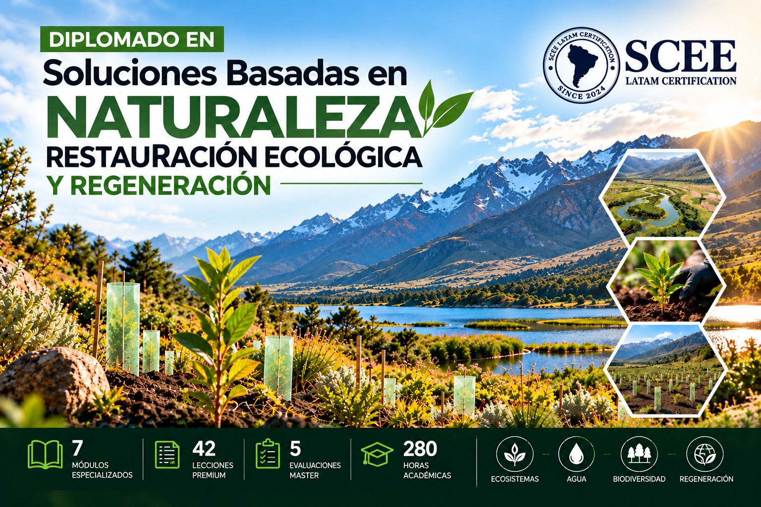 Diplomado en Soluciones Basadas en Naturaleza, Restauración Ecológica y Regeneración