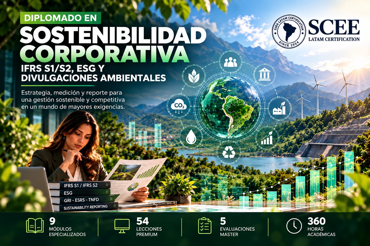 Diplomado en Sostenibilidad Corporativa, IFRS S1/S2, ESG y Divulgaciones Ambientales