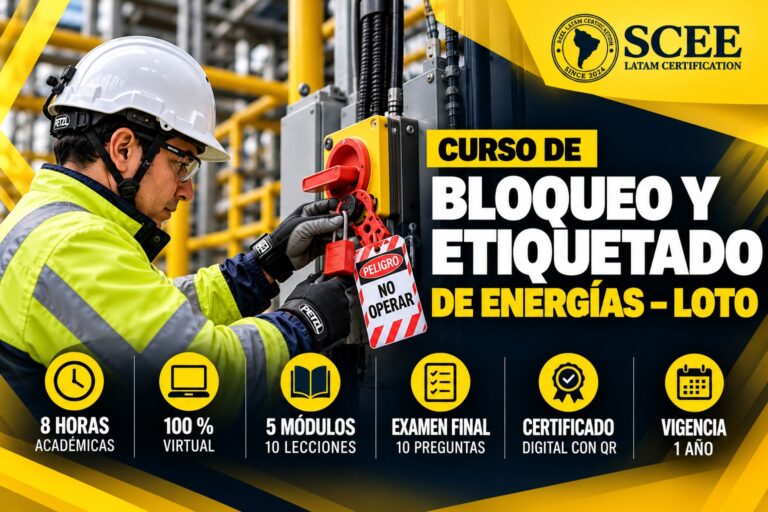 Curso de Bloqueo y Etiquetado de Energías – LOTO