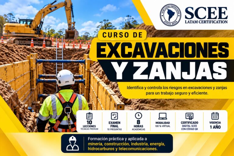 Curso de Excavaciones y Zanjas