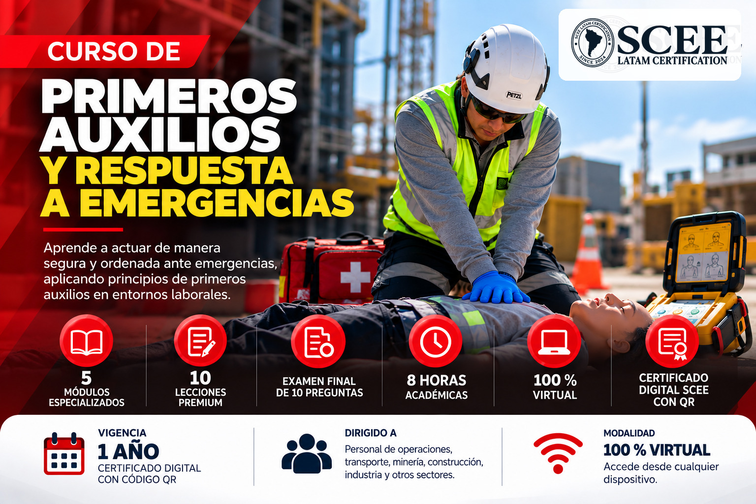 Curso de Primeros Auxilios y Respuesta a Emergencias