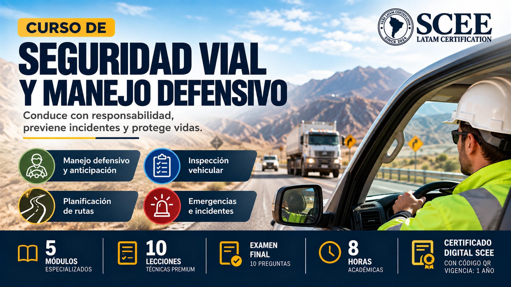 Curso de Seguridad Vial y Manejo Defensivo