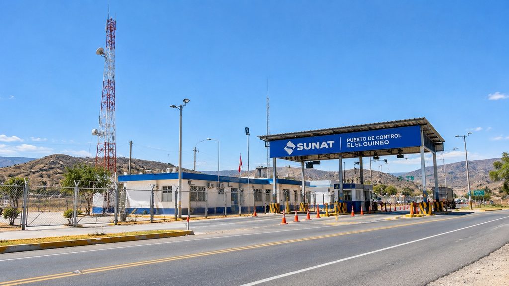 Torre de telecomunicaciones del puesto de control SUNAT El Guineo, Piura